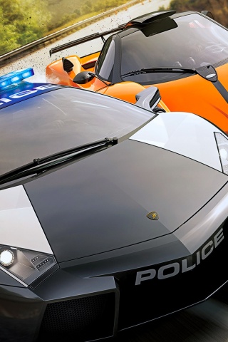 Полицейская погоня из Need For Speed обои