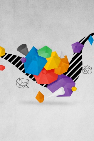 Полет абстрактной фантазии обои