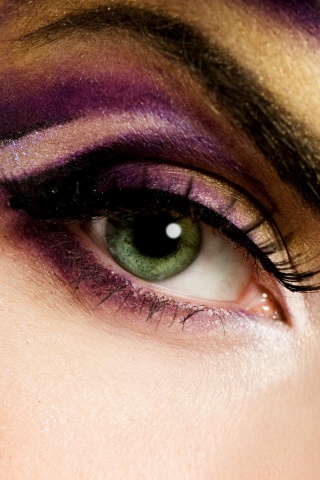 Красивый макияж для глаз обои