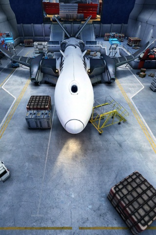 Ангар из игры Brink обои