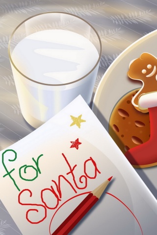 Сладости для санты обои