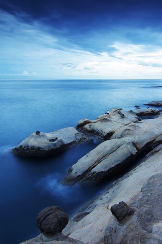 Замерзший мыс где-то там обои