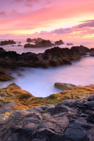 Острова в тумане обои