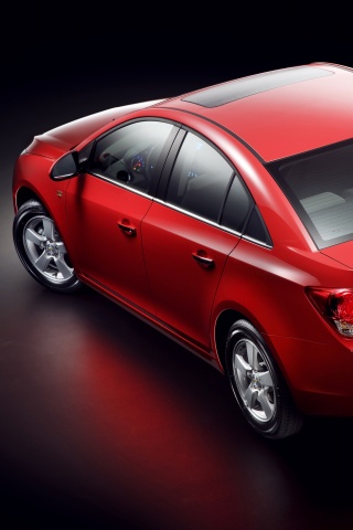 Шевроле Cruze красного цвета обои