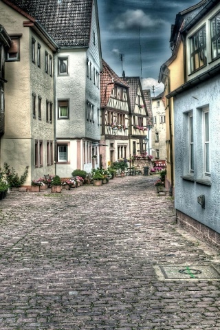 Старый городок обои