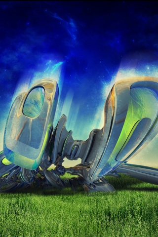 Нечто в поле обои