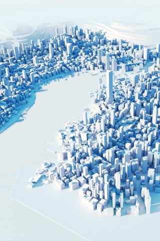 Город из Mirrors Edge обои