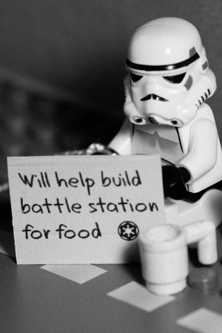 Помогу построить Звезду Смерти за еду обои