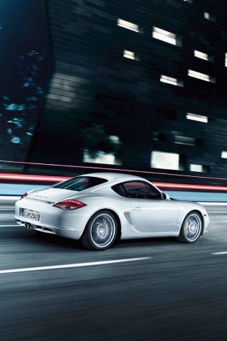 Porsche на трассе обои