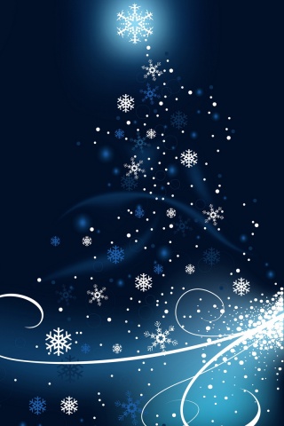 Волшебная елка обои