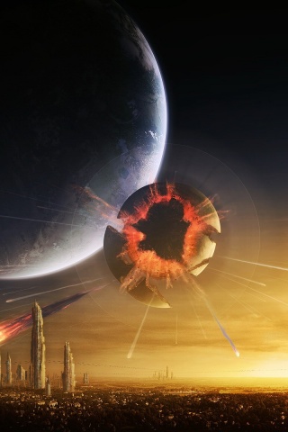 Катастрофа планетарного масштаба обои