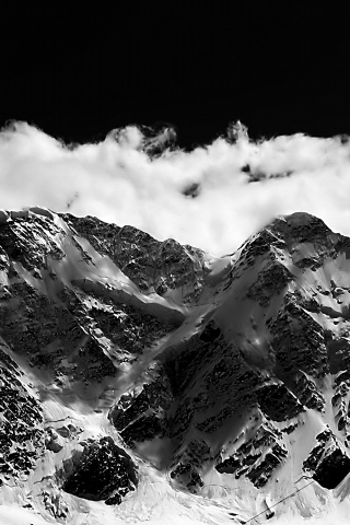 Снежные горы обои