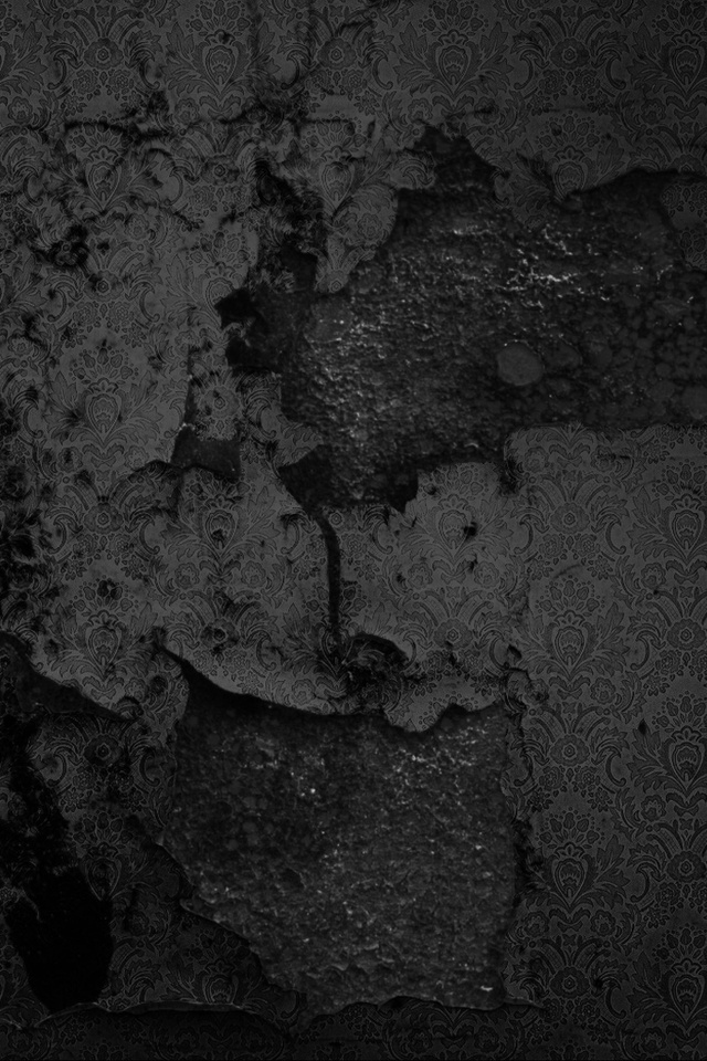 Обгоревшая стена обои