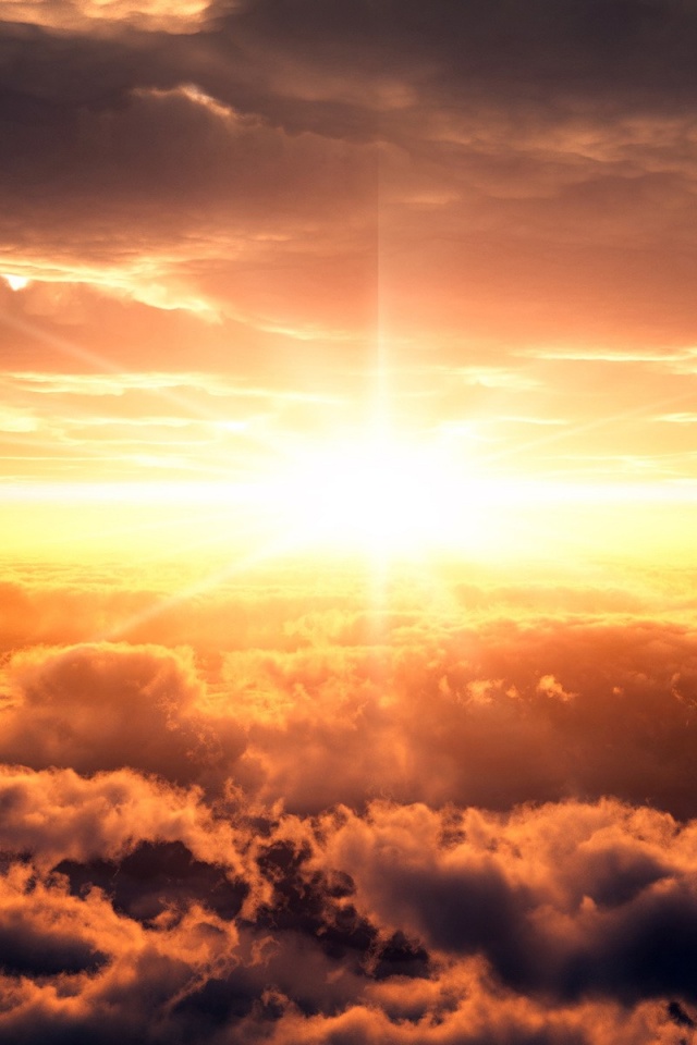 Небеса и солнце обои