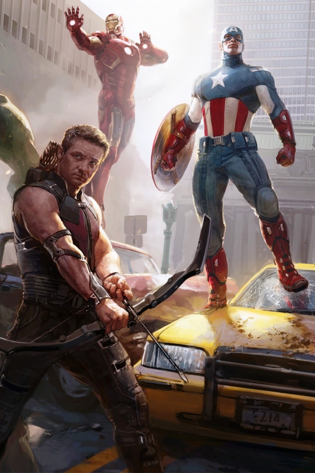 Арт к фильму Мстители обои