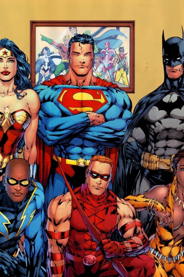 Лига справедлиовости обои