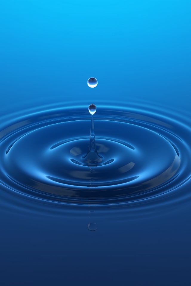 Упавшая капля обои