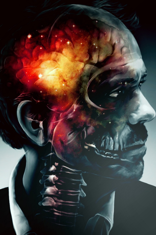 В голове доктора Хауса обои