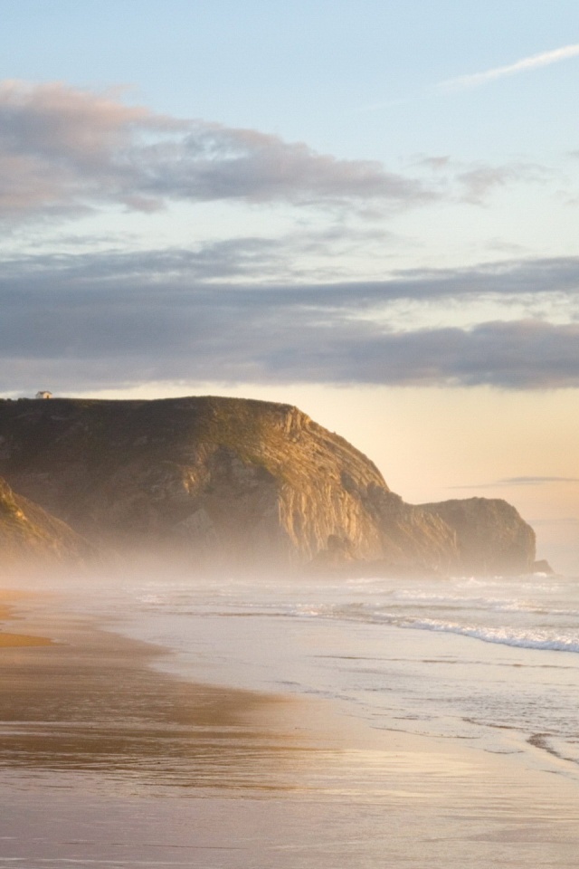 Горы уходящие в море обои