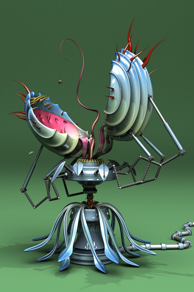 Механическая венерина мухоловка обои