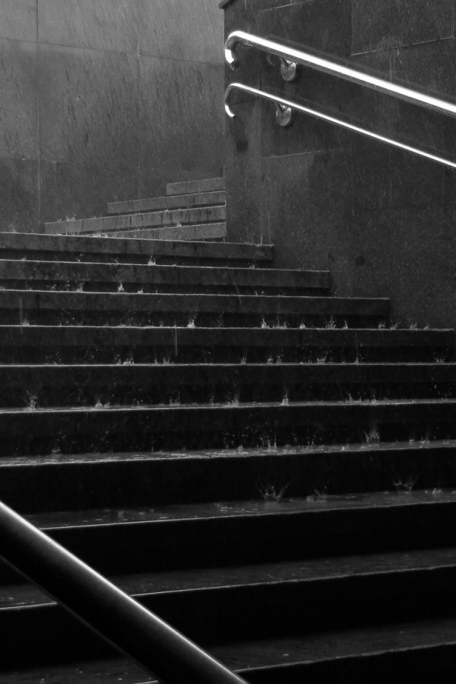 Спуск в подземный переход обои