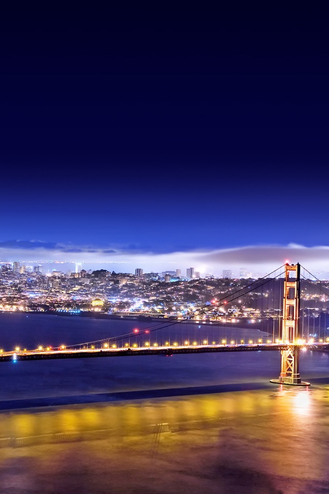 Ночной Нью-Йорк обои