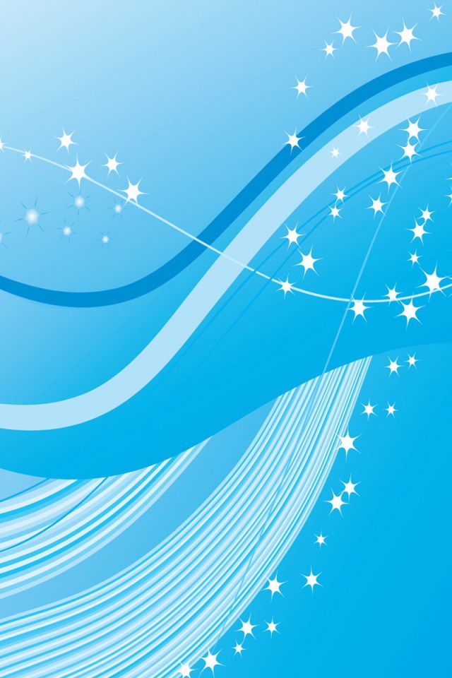 Голубые линие и белые блики обои