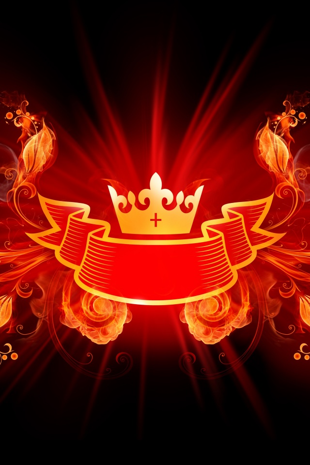 Пламенные цветы обои