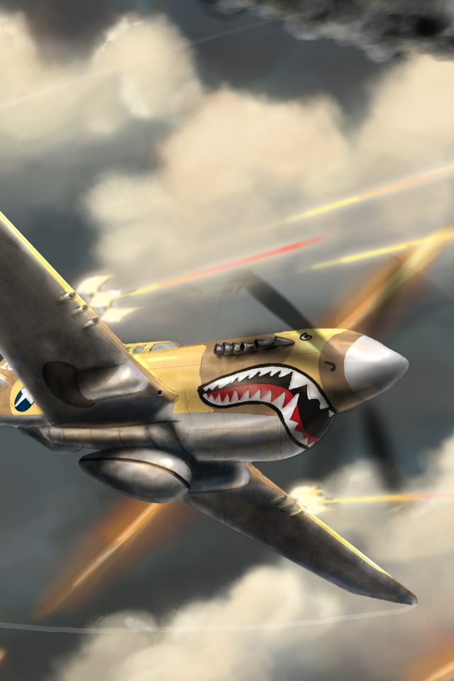 Истребитель акула обои