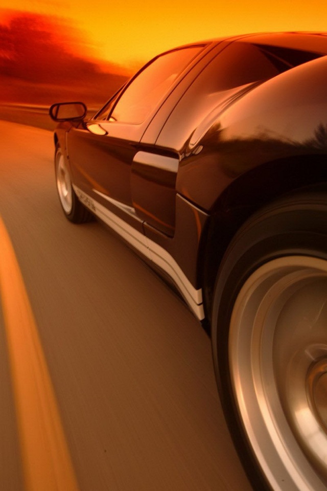 Авто на повороте обои