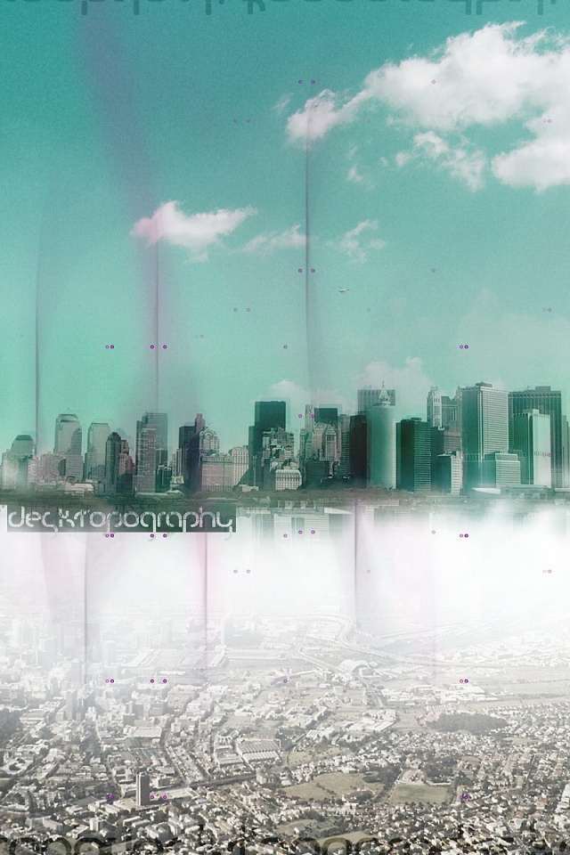 Летающий город обои