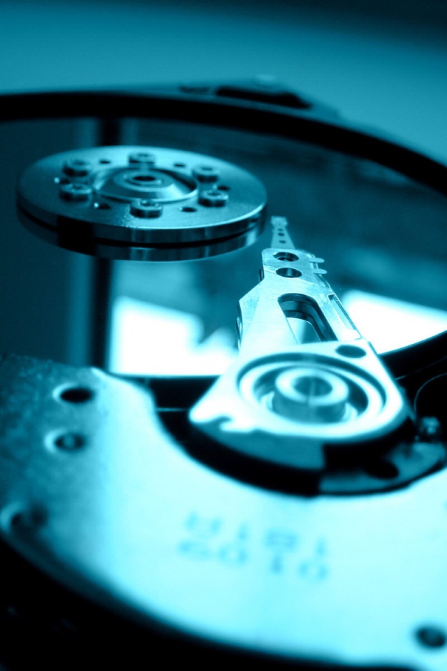 Разобранный жесткий диск обои