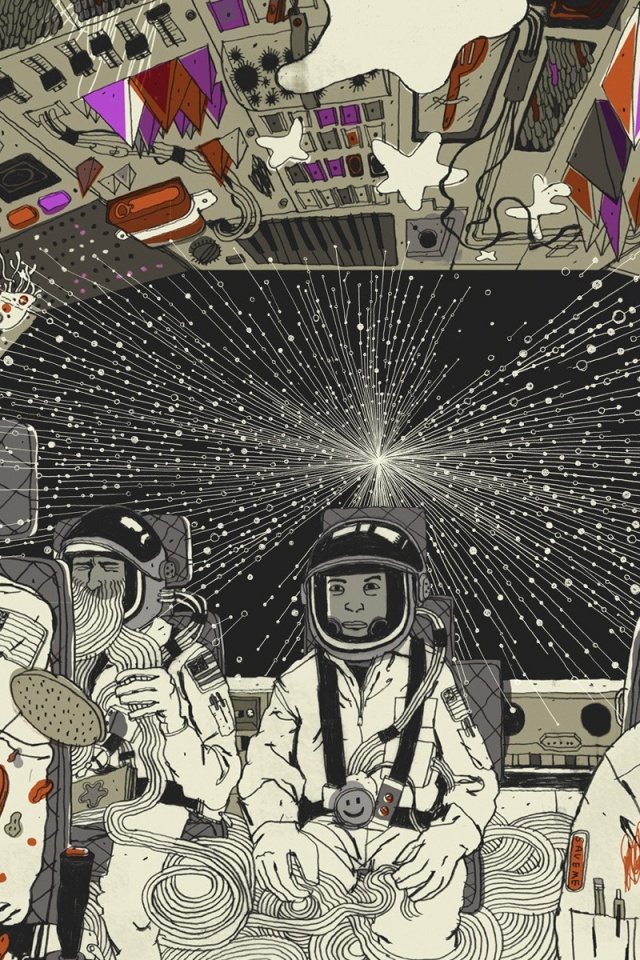 Упоротые космонавты обои