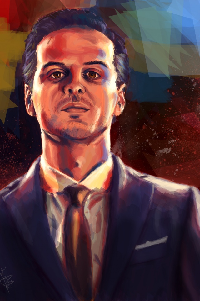 Портрет Джима Мориарти обои