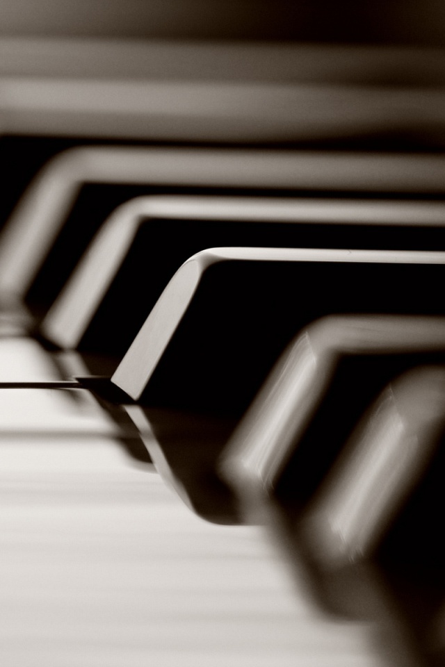 Клавиши  рояля обои