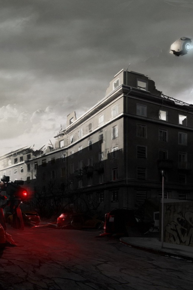 Инопланетяне в трущобах обои