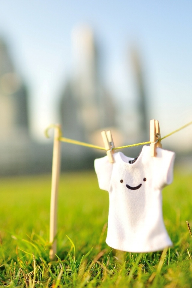 Веселая футболка обои