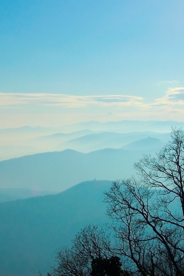 Голубые горы обои