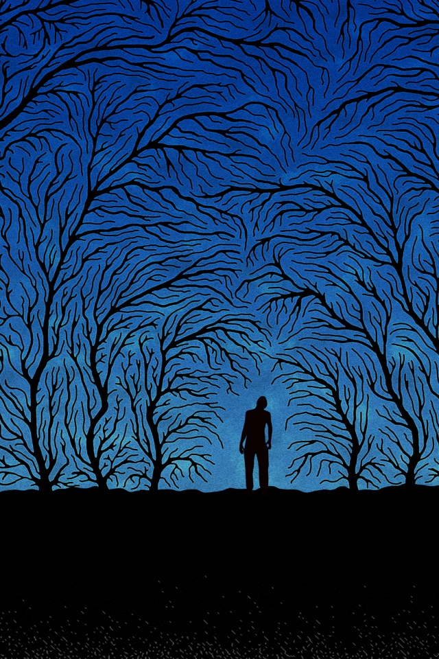 Смыкающиеся деревья обои