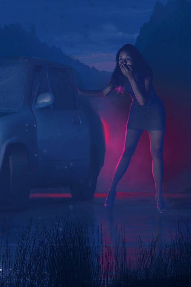 Сбила монстра обои