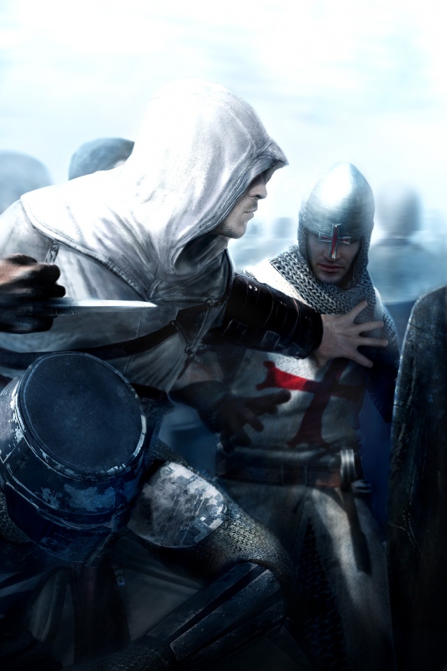 Ассасин убивает томплиера обои