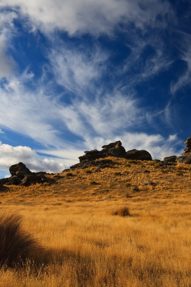 Дымящиеся скалы обои
