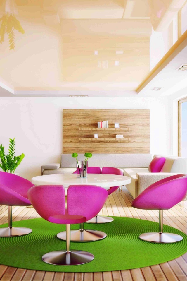 Дизайн гостиной обои