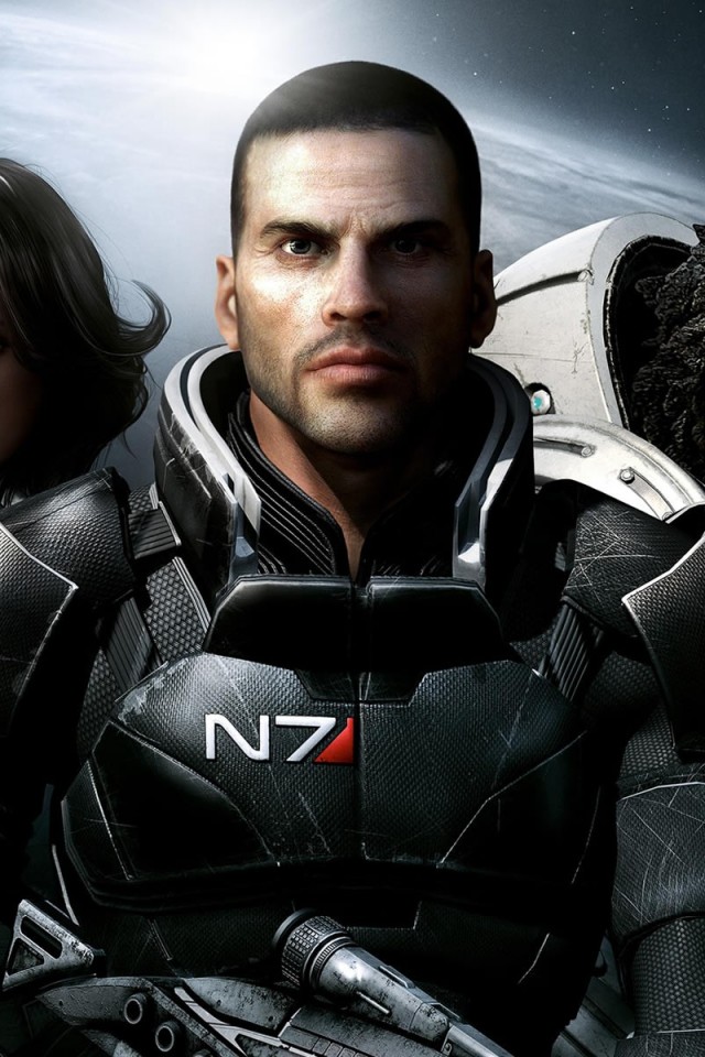 Mass Effect N7 обои