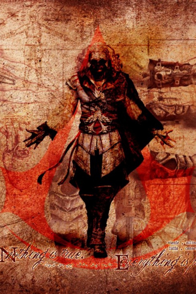 Гравюра Assasins Creed обои