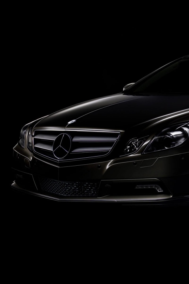 Черный Мерседес обои