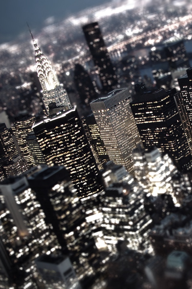 Ночной Нью-Йорк обои