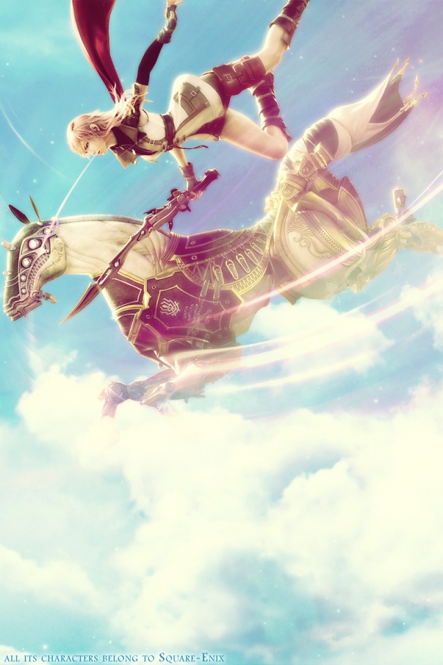 Девушка из Final Fantasy XIII обои