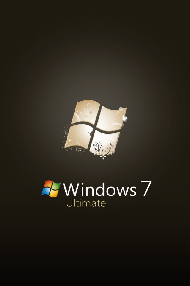 Логотип WIndows 7 Ultimate обои