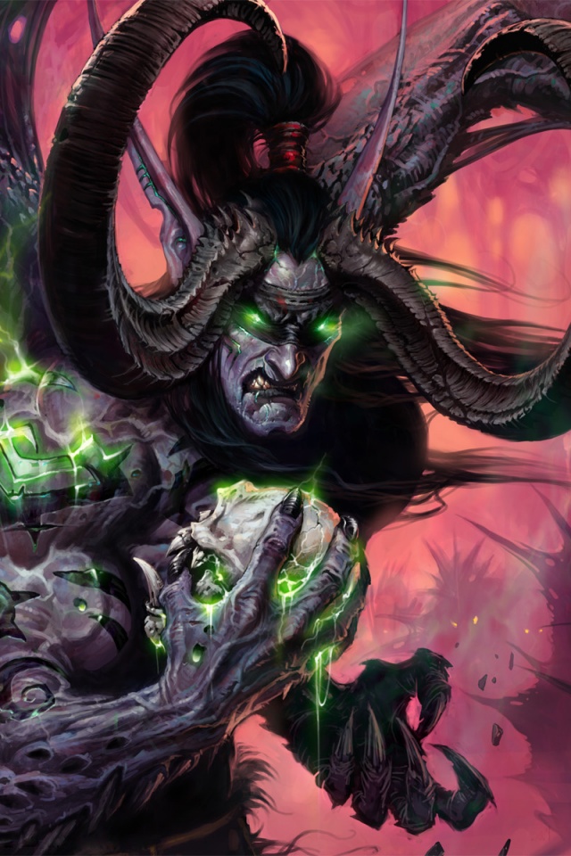 Иллидан из WoW BC обои